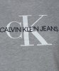 T-shirt koszulka Calvin Klein Jeans damska z okrągłym dekoldem szara